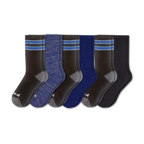 6 Pack - Men's Crew Pacas Socks