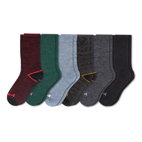 6 Pack - Men's Crew Pacas Socks