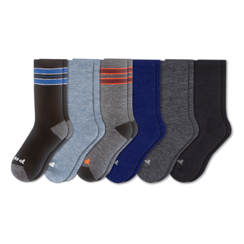 6 Pack - Men's Crew Pacas Socks