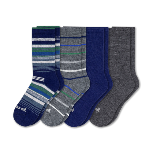 4 Pack - Men's Crew Pacas Socks