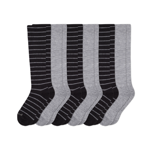 6 Pack - Men's Compression Socks