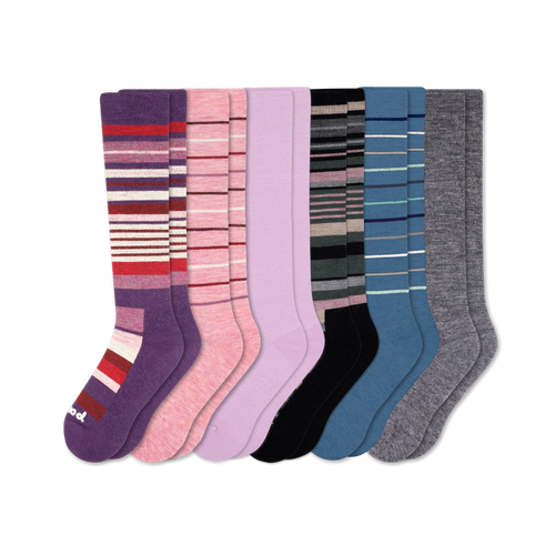 6 Pack - Women's Compression Socks