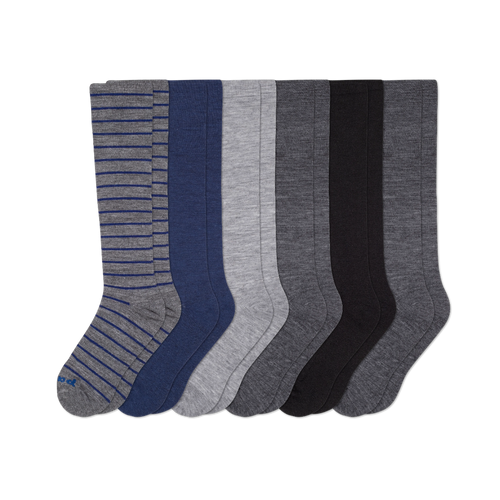 6 Pack - Men's Compression Socks