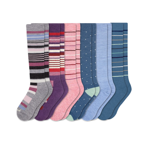 6 Pack - Women's Compression Socks