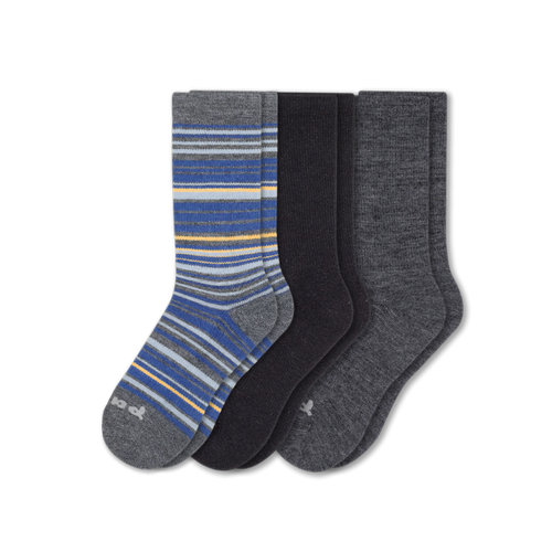 3 Pack - Men's Crew Pacas Socks