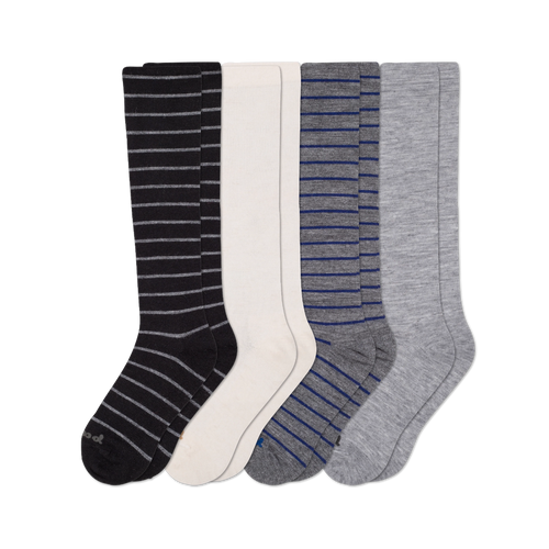 4 Pack - Men's Compression Socks