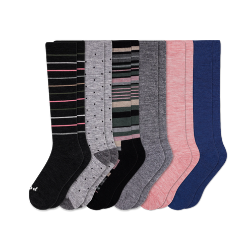 6 Pack - Women's Compression Socks