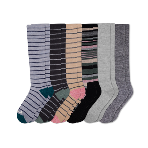 6 Pack - Women's Compression Socks