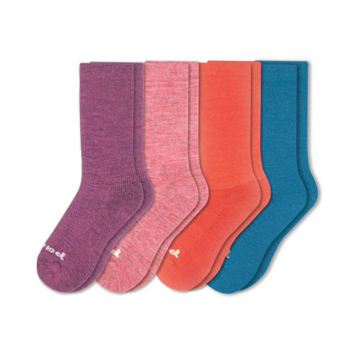 4 Pack - Women's Crew Pacas Socks