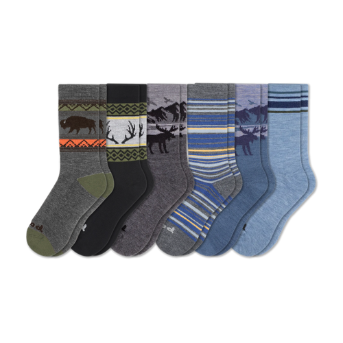 6 Pack - Men's Crew Pacas Socks