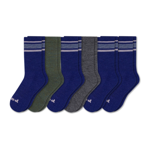 6 Pack - Men's Crew Pacas Socks