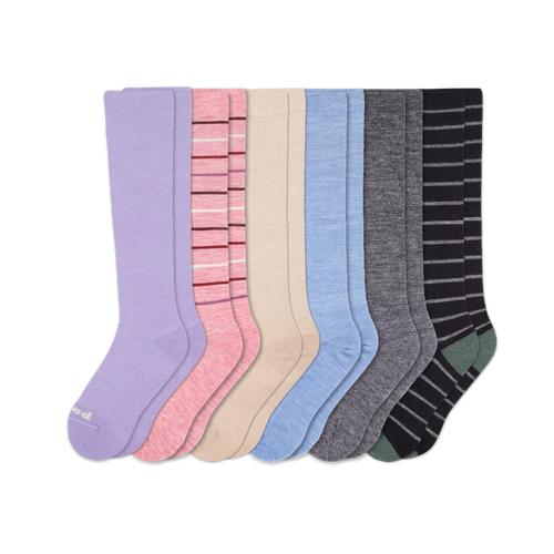 6 Pack - Women's Compression Socks