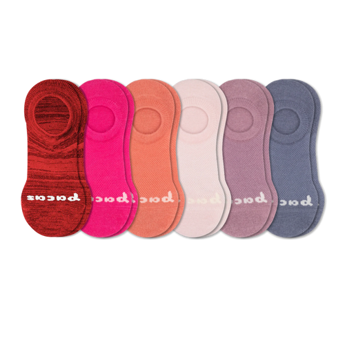 6 Pack - Women's No Show Socks