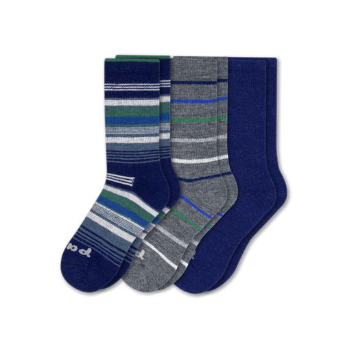 3 Pack - Men's Crew Pacas Socks