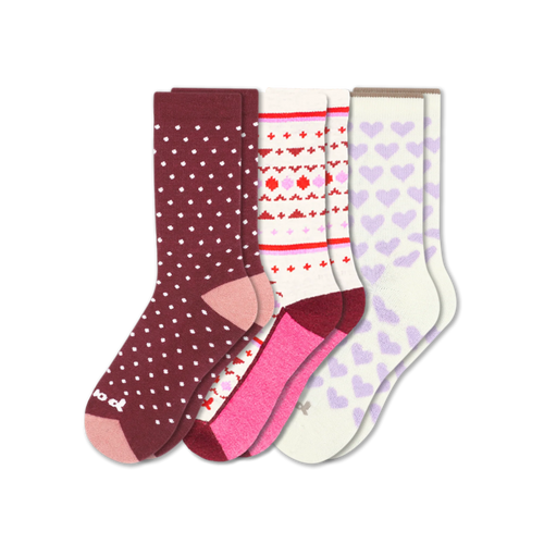 3 Pack - Women's Crew Pacas Socks